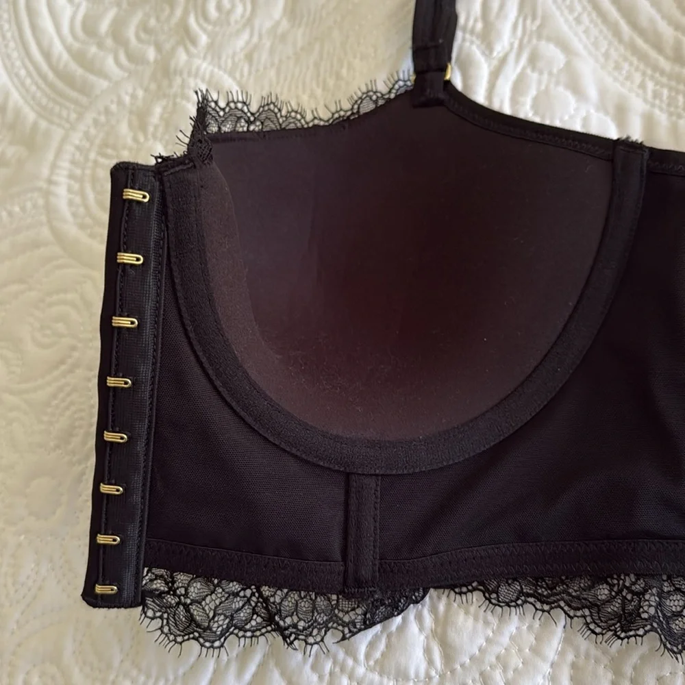 NWT aerie show off shine corset balconette bra - Picture 9 of 12